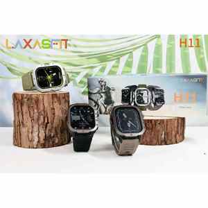 Montre connectée de sport H11 pour l'extérieur, écran tactile IPS 41-43 mm, boîtier en alliage, bracelet en caoutchouc, charge magnétique, moniteur de fréquence cardiaque, appels - Product Image 4