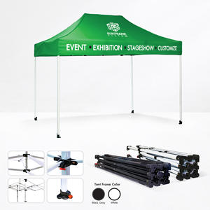 Waterproof <b>PC</b> Aluminum Frame Pop-Up Tent Logo Advertising Print-Hex Banner <b>Stands</b> for Outdoor Events Exhibitions Trade Shows - Product Image 2