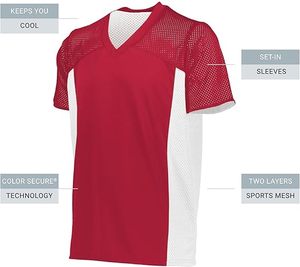 Maillot de football américain pour hommes, design personnalisé en gros avec manches courtes, dernière collection de toutes les tailles pour l'équipe - Product Image 3