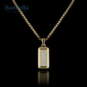 Chapado en oro de 18 quilates de Plata de Ley 925 Iced Out Dog Tags colgantes y dijes VVS Moissanite Diamond para hombres y mujeres - Product Image 1