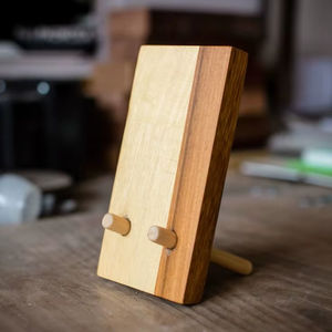 POUR BOIS BUREAU TABLE DÉCORATION TÉLÉPHONE Cas Stand Smart Accessoires Bon Prix Bois Artisanat pour Mur Signes - Product Image 6