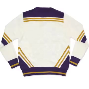 Suéter de punto de manga larga College University - Product Image 2