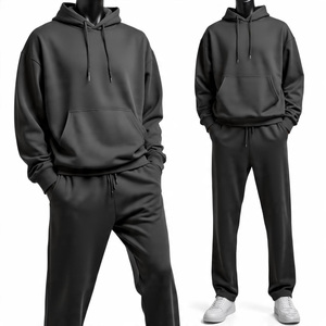 Conjunto Deportivo Informal para Hombre, 2 Piezas, Chándal de Algodón Ligero para Gimnasio, Entrenamiento, Correr, Fitness - Product Image 4