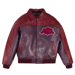 Meilleur prix Veste en cuir pour femme Avirex Veste d'hiver haut de gamme Véritable cuir Coupe-vent Imperméable Toutes les tailles disponibles - Product Image 1