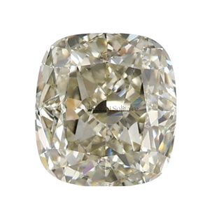 Diamante Natural Real para Joyería, Corte Cojín, 1.00 CT, VVS, 5.50 MM, Color S-T, Certificado, Exclusivo, Venta al por Mayor, SHREERAJ - Product Image 1