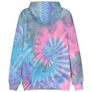 Elegante Sudadera con capucha Tie Dye para mujer Jersey de tela suave Ropa informal ligera Proveedor al por mayor - Product Image 3