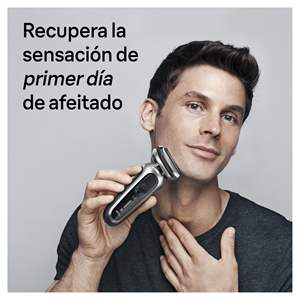 Cabezal de Repuesto Original para Afeitadora Eléctrica de Doble Cuchilla para Hombre, Resistente al Agua IPX7, Compatible con Afeitadoras Eléctricas Plateadas - Product Image 2