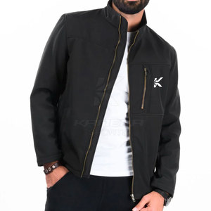 Chaqueta de Invierno Softshell para Hombre, Cuello Alto, Ligera, Resistente al Viento, Transpirable, Ecológica, de Alta Calidad, para Uso Diario al Aire Libre y Viajes - Product Image 4