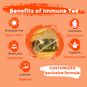 Thé Détoxifiant et Stimulant Immunitaire aux Herbes avec Séné, Gingembre et Ginseng - Product Image 2