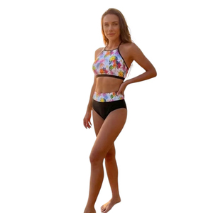 Conjunto de Bikini Sexy de Color Sólido al por Mayor para Mujer, Traje de Baño de Nailon y Elastano de Alta Calidad, Logotipo Personalizado, Traje de Baño de Dos Piezas, Ropa de Playa - Product Image 1