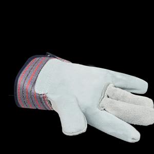 Guantes al por Mayor, Guantes Resistentes al Desgaste, Guantes de Trabajo de Cuero Vacuno con Rayas, Guantes de Seguridad, Color Personalizado, Adquisición - Product Image 5