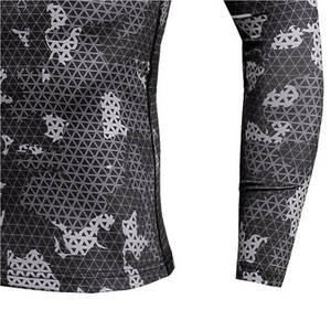 Camiseta Deportiva de Compresión de Manga Larga para Hombre, Transpirable, Personalizada, de Primera Calidad, con Sublimación OEM, de Secado Rápido, Tejido Elástico, Protección contra Erupciones - Product Image 6