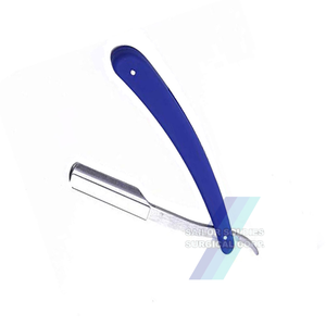 Suministros de peluquero de etiqueta privada, maquinilla de afeitar profesional de corte recto para peluquero, maquinilla de afeitar de una sola hoja con logotipo personalizado - Product Image 2