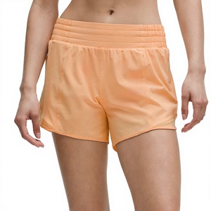 Shorts de sport pour femmes à taille haute, respirants, avec impression de logo et de design personnalisés, pour le yoga, la course à pied et la gym, OEM personnalisable - Product Image 1