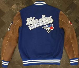 Chaqueta Universitaria Personalizada para Hombre, Estilo Letterman, Primavera, Urbana, Ecológica, Antibacteriana, Ropa Deportiva Exterior - Product Image 4