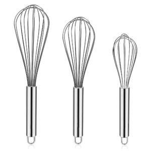 Batidor de Huevos de Acero Inoxidable, Batidor de Varillas, Batidor de Alambre Tipo Globo, Utensilio de Cocina para Hornear y Cocinar - Product Image 1