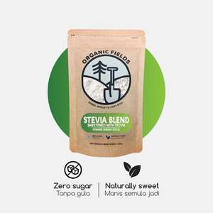 ORGANIC FIELDS 200g Mezcla de Stevia Orgánica en Polvo Ingrediente Principal Fructosa - Product Image 3