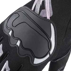 ถุงมือหนังขี่มอเตอร์ไซค์แบบระบายอากาศทำจากหนังวัว - Product Image 4