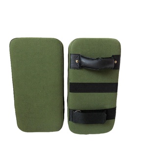 Boucliers de coup de pied personnalisés Punching Arts Martiaux Training Boxe Logo personnalisé Vente en gros Low Kick Shield Logo personnalisé PU Leather Kicking - Product Image 2