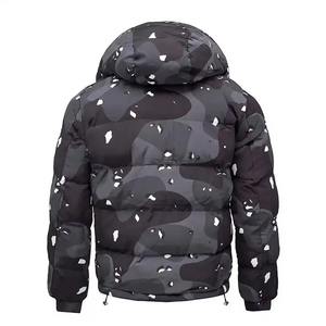 Veste matelassée en nylon/polyester à sublimation par bulles, collection hiver, fabrication en usine, veste d'extérieur personnalisée pour hommes - Product Image 6