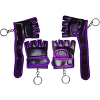 Porte-clés personnalisés pour petits accessoires de fitness – Prix bas – Polyester/EVA – Gants de musculation, MMA, grappling, gym – Portables et durables
