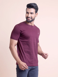 เสื้อยืดคอกลมแขนครึ่งส่วนคอตตอนเมอร์เซเดสยอดนิยมสวมใส่ได้ทุกวันสวมใส่สบายสำหรับโอกาสลำลอง - Product Image 5