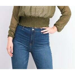 Top da donna Love Fire con ricamo floreale, verde tinta unita, taglia S, con balze, stile smock, in lino lavorato a maglia, Y2K, per primavera autunno - Product Image 3