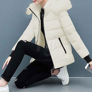 แจ็กเก็ตทรงปลาปักเป้าสำหรับผู้หญิงแจ็กเก็ตทรงปลาปักเป้าสีตัดกันดีไซน์เฉพาะ - Product Image 5