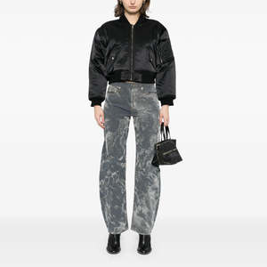 Blank Bomber Jacket <b>for</b> <b>men</b> Premium Quality Solid <b>Black</b> Baseball varsity style bomber Coaches jacket <b>for</b> <b>men</b> - Product Image 2