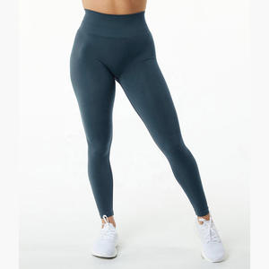 Leggings de yoga taille haute pour femmes Stretchy & Breathable Activewear for Fitness & Gym Elastic Waist Yoga Leggings - Product Image 1