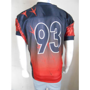 Game Day GLOVES City Camiseta de fútbol americano con paneles de malla de costura de sarga de aparejos y diseño de ajuste atlético para adultos - Product Image 6