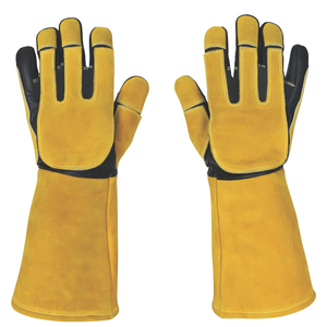 2025 gants de soudage MIG pour hommes respirant cuir de vachette et peau de chèvre résistant aux coupures gants en cuir experts utilisation quotidienne travail - Product Image 1