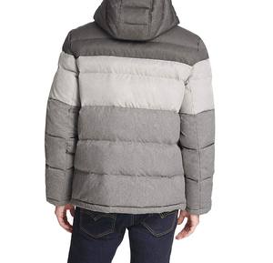 Veste d'hiver matelassée personnalisée pour l'équitation Sweat à capuche à bulles style rue avec col montant Veste d'hiver froide pour hommes - Product Image 3