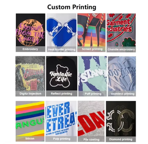 Pull à Capuche Surdimensionné et Lourd de Haute Qualité Streetwear Hoodies 500Gsm Coton 3d Puff Printing Custom Hoodie pour Hommes - Product Image 6