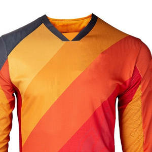 100% Material de poliéster hecho con diseño impreso personalizado MX Jersey/Material de secado rápido personalizado más vendido hecho MX Jersey - Product Image 5