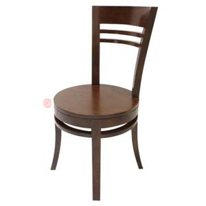 Ensemble de table à manger ronde 5 pièces, table et chaises en bois grainé, meubles de salle à manger modernes pour la maison, le café, le salon - Product Image 4