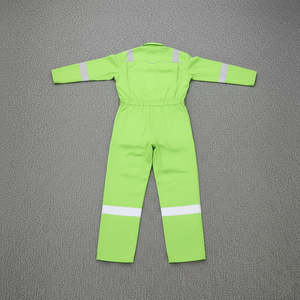 ชุดคลุมทำงานนิรภัย 100% โพลีเอสเตอร์ ป้องกันการเกิดขุย ได้มาตรฐาน ANSI ระดับ 2 กันน้ำ สีพื้น พร้อมแถบสะท้อนแสง สำหรับผู้ชาย - Product Image 2