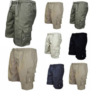 Pantalones cortos de carga de estilo callejero para hombre, cómodos pantalones cortos informales de fácil ajuste con múltiples bolsillos atractivos de Pakistán - Product Image 2