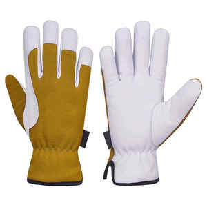 Gants de travail en cuir avec protection contre les coupures - Product Image 1