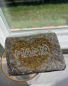 Pochette de rouge à lèvres perlée Western Seed Mini sac à main en toile à fermeture éclair - Product Image 2