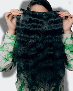 Extensiones de tejido de cabello crudo peruano de 14 pulgadas para mujer, 7 piezas, 100% cabello Remy virgen 100-120, extensiones de cabello humano - Product Image 4