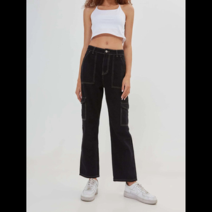 Pantalon de survêtement pour femmes Hot Selling Elastic Waistband Jogger Pants Women Blank Sporty Sweatpants Stylish Cotton Made Drawstring Trendy - Product Image 2