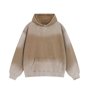 Sudadera con capucha térmica de moda para hombre 2025 lavado ácido mezclado de algodón de alta calidad para sudaderas con capucha de invierno - Product Image 2