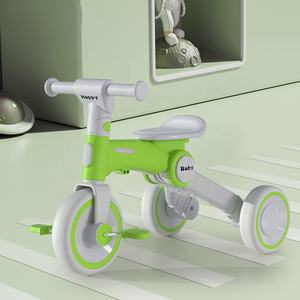 Nuovo modello <span class=keywords><strong>3</strong></span>-in-1/4-in-1 triciclo per bambini con bilanciere a <span class=keywords><strong>3</strong></span> ruote per bambini/età 1-6 con un solo clic tipo di auto pieghevole - Product Image 6