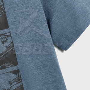 T-shirt à manches courtes pour homme, vêtements d'été, écologique, séchage rapide, respirant, couleurs et tailles personnalisées, matière polyester/coton - Product Image 6
