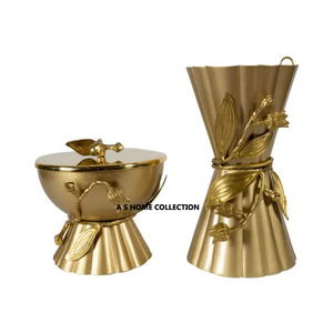 Ensemble de brûleurs d'encens en métal, acier inoxydable et laiton, couleur rose, parfait pour la maison et le bureau. - Product Image 2