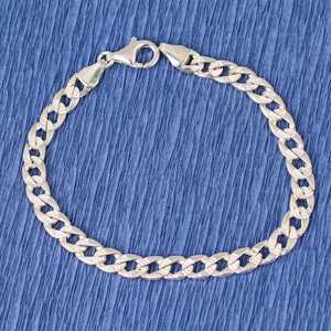 925 Sterling Silver Tennis Stone-Free Chain Floral Charm for Men/Women Featuring Diamond Pearl <b>Ruby</b> Quartz Religious Gift - Product Image 2