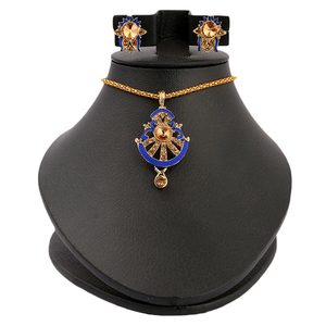 Conjunto de Medallones para Mujer - Azul Real - Product Image 1