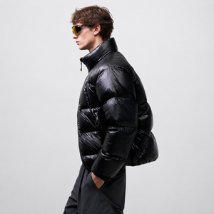 OEM/ODM Custom Professional Puffy Shell Waterproof Wind Resistant Thick Warm Urban Outdoor Men's Winter Fashion <b>Bubble</b> <b>Coat</b> - Product Image 4