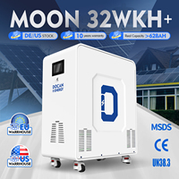 Batería LiFePO4 Docan Energy Moon 51.2V 32kWh 48kWh para integración solar doméstica con BMS inteligente de 200A, stock en la UE y EE. UU.